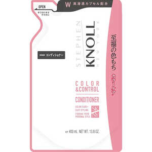 コーセー STEPHEN KNOLL (スティーブンノル) カラーコントロール コンディショナーW つめかえ用 (400ml) 