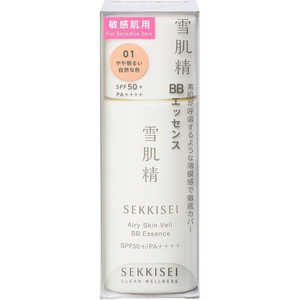 コーセー 雪肌精 クリアウェルネス エアリースキンヴェール BBエッセンス 01 やや明るい自然な色 (30ml) コーセー 雪肌精 クリアウェルネス エアリースキンヴェール BBエッセンス 01 やや明るい自然な色 (30ml)