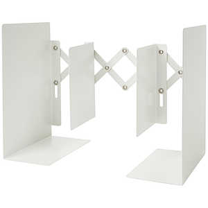 カール事務器 ブックエンド(大) ホワイト ALB-77-W