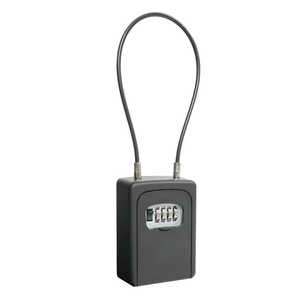 カール事務器 キーボックス(吊り下げワイヤータイプ) ブラック CKB-S03-K