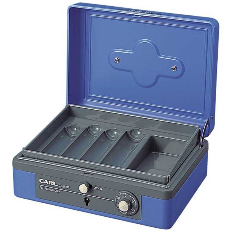 カール事務器 カール事務器 キャッシュボックス(L)ブルー CB-8200-B CB-8200-B