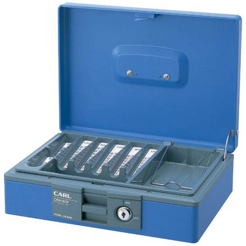 カール事務器 カール事務器 キャッシュボックス ブルー CB-8400-B CB-8400-B