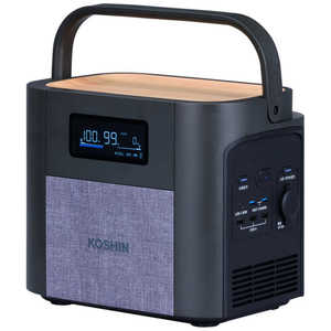 工進 リン酸鉄ポータブル電源600W ［リン酸鉄リチウムイオン電池 /9出力 /AC・DC充電・ソーラー(別売)］ BPS-6L