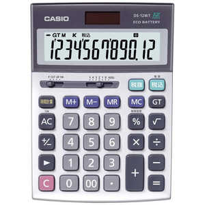 カシオ　CASIO 電卓 DS-12WT