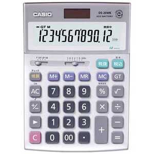 カシオ CASIO 本格実務電卓(12桁) DS20WK通販セール状況　外国語　翻訳　通訳　通販