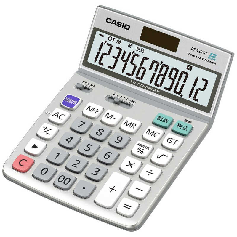 カシオ　CASIO カシオ　CASIO 特大表示電卓 DF-120GT-N DF-120GT-N