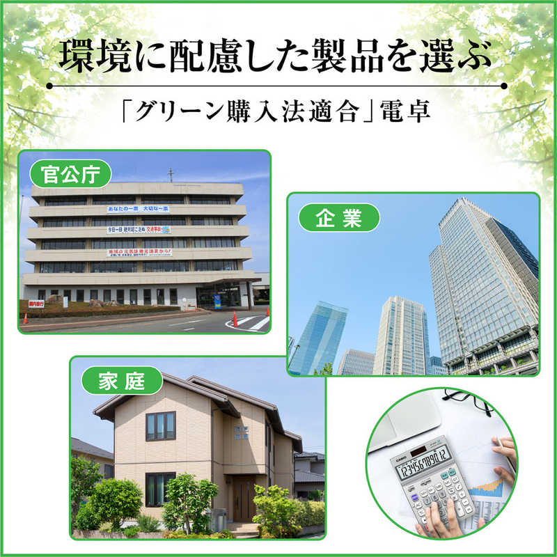 カシオ　CASIO カシオ　CASIO 特大表示電卓 DF-120GT-N DF-120GT-N
