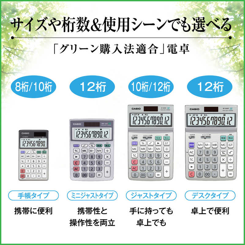 カシオ　CASIO カシオ　CASIO 特大表示電卓 DF-120GT-N DF-120GT-N