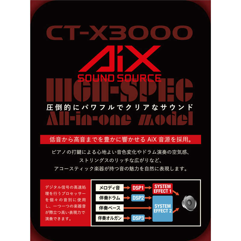 カシオ　CASIO カシオ　CASIO キーボード [61鍵盤] CT-X3000 CT-X3000