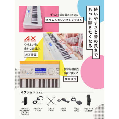 カシオ CASIO 光ナビゲーションキーボード Casiotone（カシオトーン