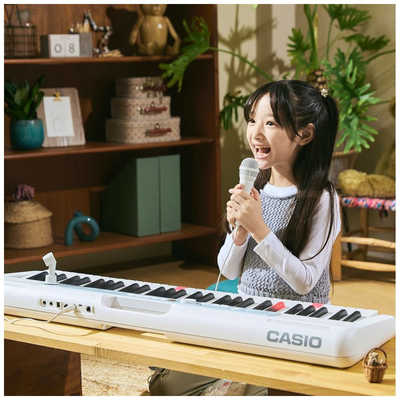 新品未使用品CASIO LK-265 ホワイト キーボード