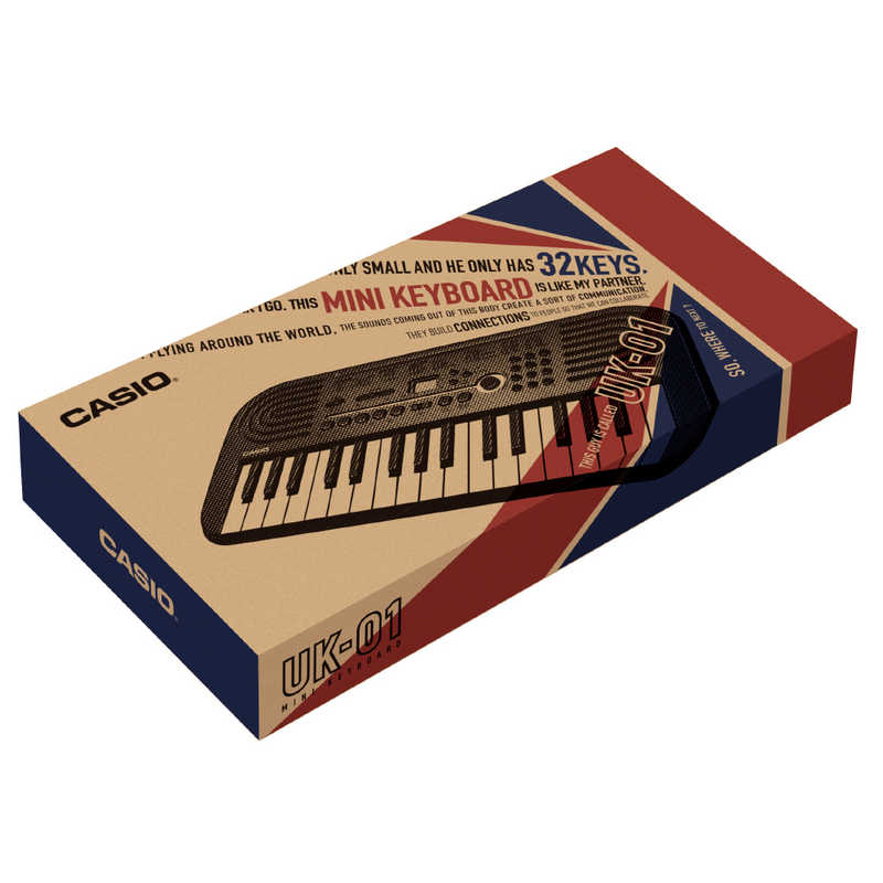 カシオ　CASIO カシオ　CASIO ミニキーボード レッド [32ミニ鍵盤] UK-01 UK-01
