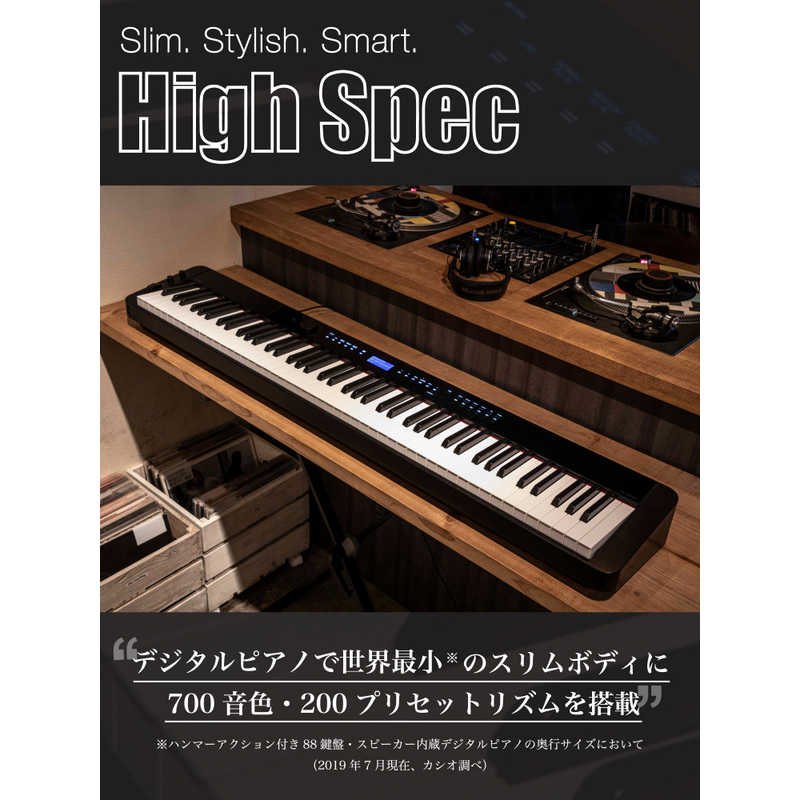 カシオ　CASIO カシオ　CASIO 電子ピアノ ブラック [88鍵盤] PX-S3000BK PX-S3000BK