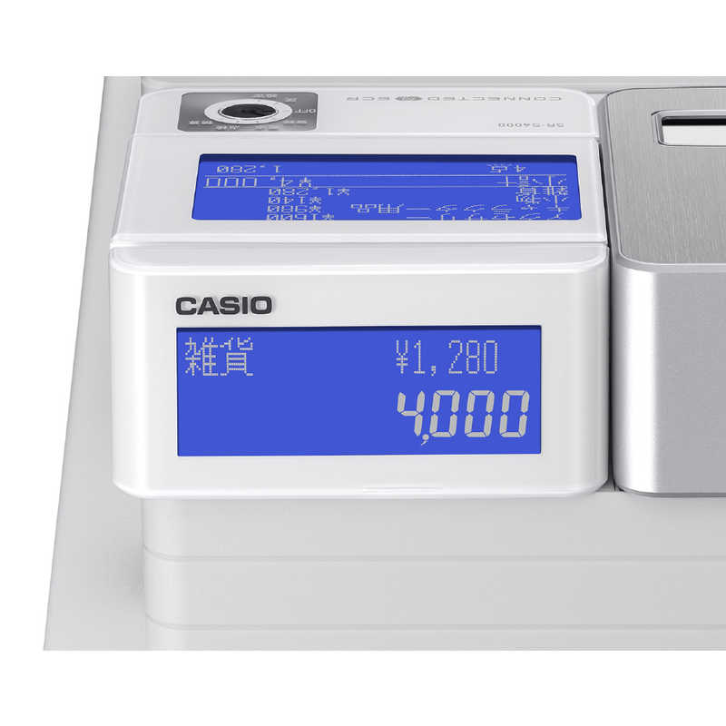 カシオ　CASIO カシオ　CASIO Bluetoothレジスター SR-S4000-20S ホワイト SR-S4000-20S ホワイト