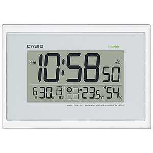 カシオ CASIO 掛け時計 IDL-100J-7JF (ホワイト) カシオ CASIO 掛け時計 IDL-100J-7JF (ホワイト)