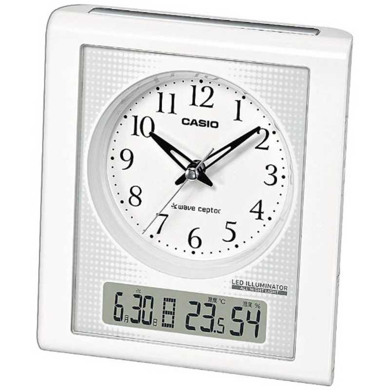 カシオ　CASIO カシオ　CASIO 置き時計 TQT-351NJ-7BJF (ホワイト) TQT-351NJ-7BJF (ホワイト)