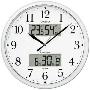 カシオ CASIO 掛け時計 【wave ceptor(ウェーブセプター)】 パールシルバー ITM-660NJ-8JF カシオ CASIO 掛け時計 【wave ceptor(ウェーブセプター)】 パールシルバー ITM-660NJ-8JF