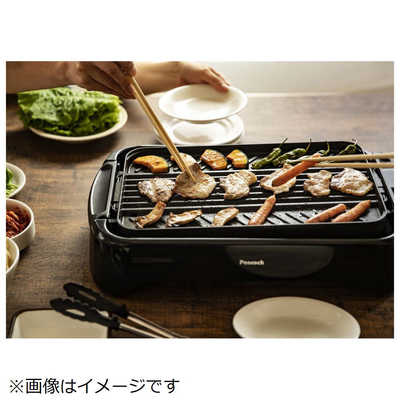 ピーコック 両面グリルプレート WFV-12B ホットプレート 波形 平面