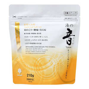 紀陽除虫菊 湯の音 爽やかな柚子の香り 210g イエロー N-8936