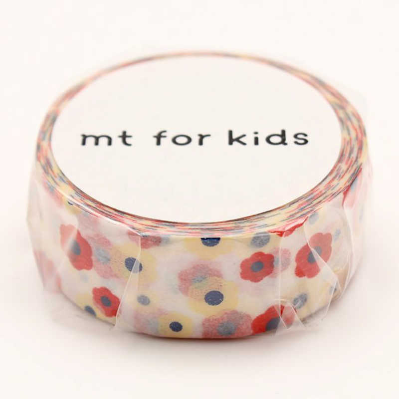カモ井加工紙 カモ井加工紙 ｢マスキングテープ｣mt for kids (モチーフ･花) MT01KID004 MT01KID004