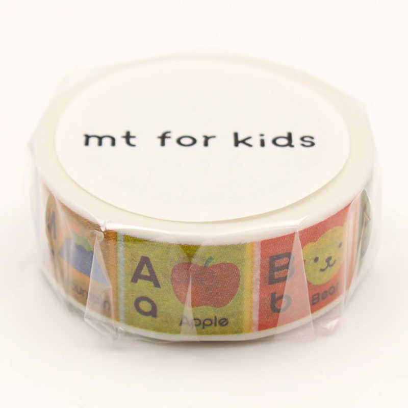 カモ井加工紙 カモ井加工紙 ｢マスキングテープ｣mt for kids (キッズアルファベットA-M) MT01KID013 MT01KID013