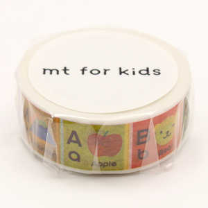 カモ井加工紙 ｢マスキングテープ｣mt for kids (キッズアルファベットA-M) MT01KID013