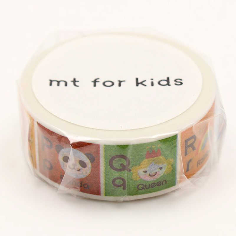 カモ井加工紙 カモ井加工紙 ｢マスキングテープ｣mt for kids (キッズアルファベットN-Z) MT01KID014 MT01KID014