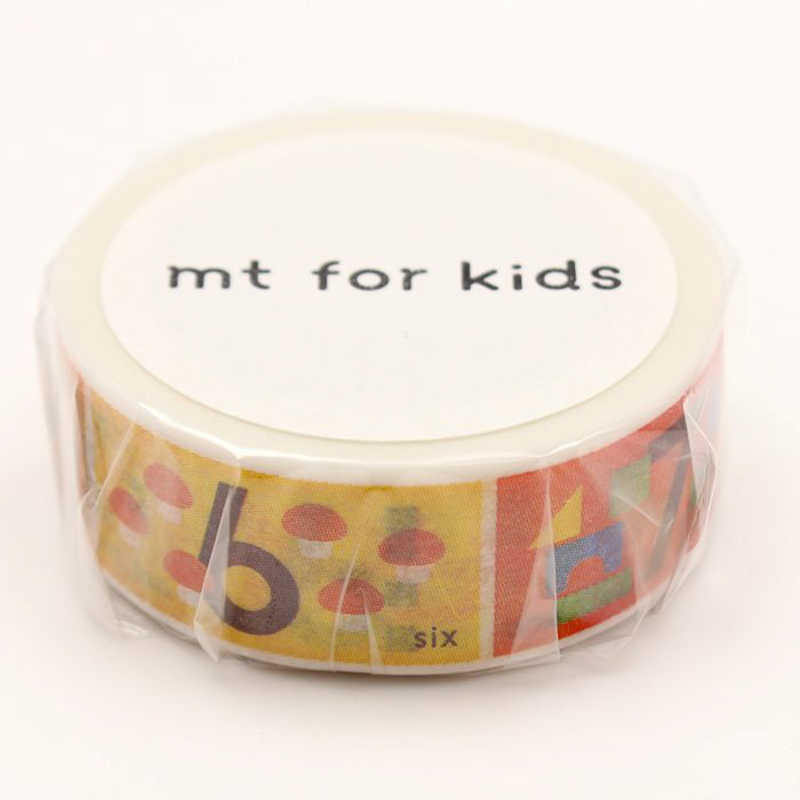 カモ井加工紙 カモ井加工紙 ｢マスキングテープ｣mt for kids (キッズすうじ) MT01KID015 MT01KID015