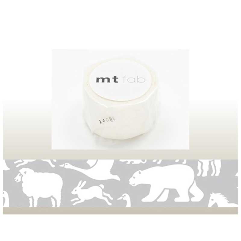 カモ井加工紙 マスキングテｰプ Mt Fabフロッキｰ 白い動物 Mtfl1p04 Cartoriojk Com