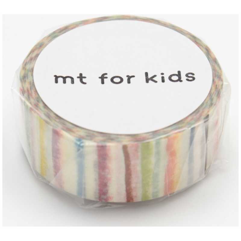 カモ井加工紙 カモ井加工紙 ｢マスキングテープ｣mt for kids (手作りテープ･しましま) MT01KID019 MT01KID019