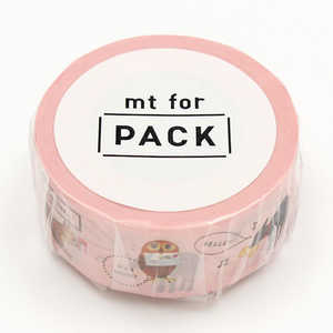 カモ井加工紙 「マスキングテープ」mt for PACK 動物たち MTPACK10 カモ井加工紙 「マスキングテープ」mt for PACK 動物たち MTPACK10