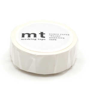 カモ井加工紙 マスキングテープ mt 1P マットホワイト MT01P208R