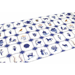 �J������H�� mt �����C�N�V�[�g Polly Fern Blue Tile MTCARPF01