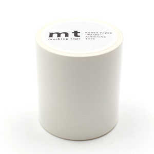 カモ井加工紙 マスキングテープ mt 1P (マットホワイト/50mm) MT5W208 カモ井加工紙 マスキングテープ mt 1P (マットホワイト/50mm) MT5W208