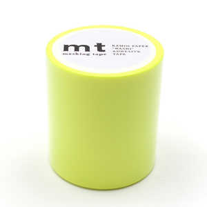カモ井加工紙 マスキングテープ mt 1P ショッキングイエロー 50mm MT5W228 カモ井加工紙 マスキングテープ mt 1P ショッキングイエロー 50mm MT5W228