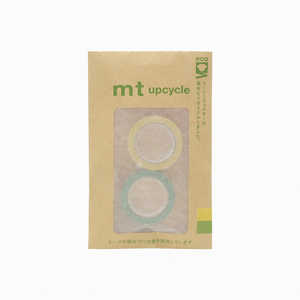 カモ井加工紙 マスキングテープ mt upcycle tape パステルレモン×若緑 MT02UP05 カモ井加工紙 マスキングテープ mt upcycle tape パステルレモン×若緑 MT02UP05