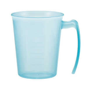 小森樹脂 コップ 手付 スタッキングコップ 持ち手付き 300ml 目盛り付き グリーン 474519