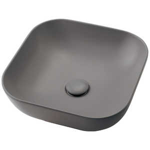 カクダイ 角型手洗器マットグレー LY-493232-GY