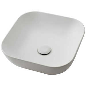 カクダイ 角型手洗器 マットホワイト LY-493232-W