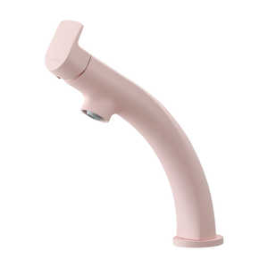 カクダイ シングルレバー混合栓 ［ワンホール］ フロストピーチ 183-152-P