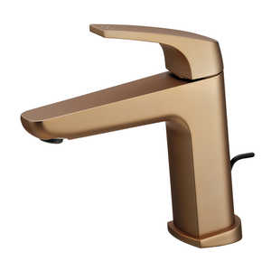 カクダイ シングルレバー混合栓 ［ワンホール］ シャンパンゴールド 183-353-GB