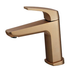 カクダイ シングルレバー混合栓 ［ワンホール］ シャンパンゴールド 183-354-GB