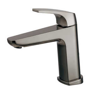 カクダイ シングルレバー混合栓 ［ワンホール］ ダークシルバー 183-354-DS