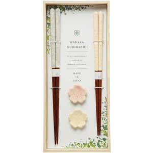 カワイ 桐箱ギフト 箸と箸置 風撫 KHASHISET