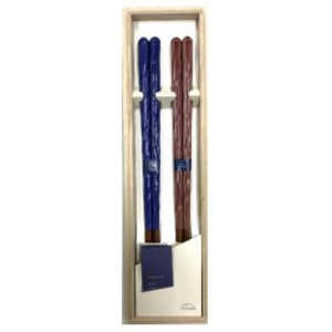 カワイ KURABI 桐箱2膳セット 瑠璃・茜 029719