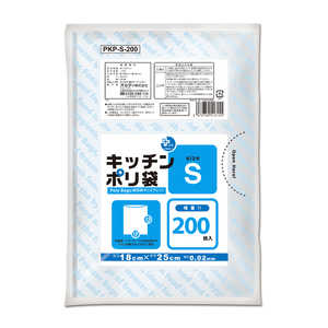 オルディ プラスプラスキッチンポリ袋LD-S増量 透明 200P オルディ プラスプラスキッチンポリ袋LD-S増量 透明 200P