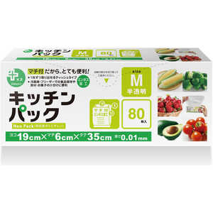 オルディ プラスプラスキッチンパックマチ付M半透明80P オルディ プラスプラスキッチンパックマチ付M半透明80P