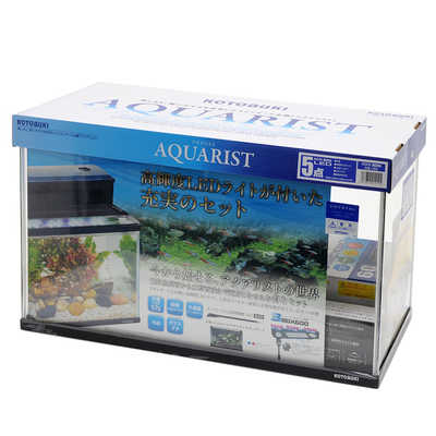 コトブキ アクアリスト600S 観賞魚 4972814014145 1セット コトブキ アクアリスト600S 観賞魚 LED 60cm水槽セット の通販