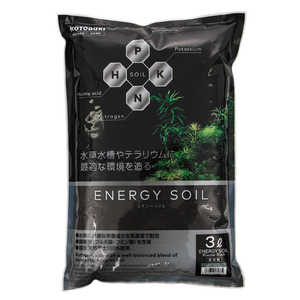 コトブキ エナジーソイル パウダーブラック 3.0L 
