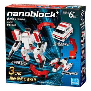 カワダ ナノブロックプラス PBH-017 救急車